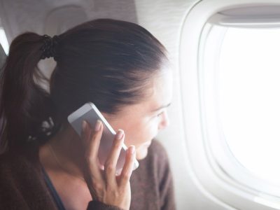 در برخی کشورها تماس تلفنی حین پرواز ممکن می‌شود