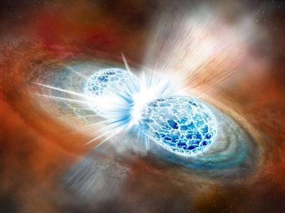 چرا شکل انفجار این دو ستاره نوترونی تا این حد متقارن است؟