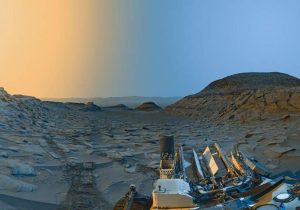 این «کارت پستال» از یک روز مریخ از مریخ‌نورد کنجکاوی ناسا بسیار زیبا است (+ لینک عکس)