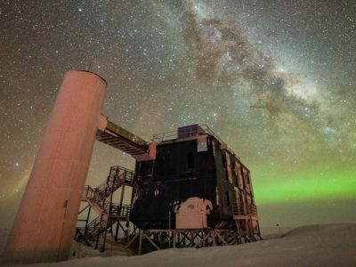 کشف اشباح نوترینو در رصدخانه «آیس‌کیوب» قطب جنوب