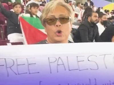همدردی تماشاگر ژاپنی با مردم غزه در جام ملت‌های آسیا