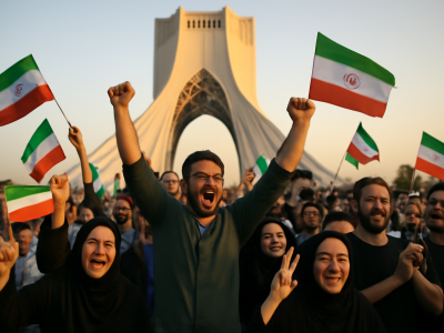 مردم تهران پس از پاسخ ایران به درخواست‌های آمریکایی‌ها، خوشحال و سرشار از امید شدند.