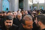 حضور مسعود پزشکیان در مراسم گرامیداشت شهید محمد باقری +تصاویر