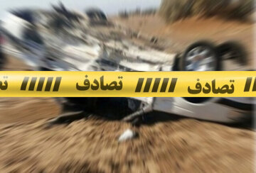 واژگونی خودرو ۴ فوتی برجای گذاشت
