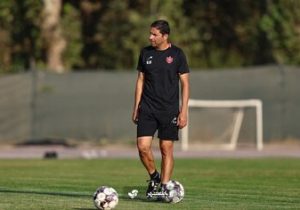 وحید هاشمیان با جدیت در تمرین پرسپولیس
