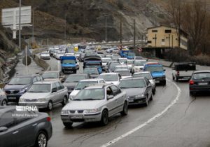 ترافیک سنگین در این آزادراه