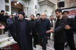 عکسی متفاوت از مسعود پزشکیان در کنار سید یاسر خمینی/ زهرا پزشکیان همنشین دختر امام (ره) شد/ علی یونسی و مهدی هاشمی هم بودند+ تصاویر