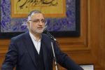 حضور زاکانی در مراسم وداع با رهبر شهید